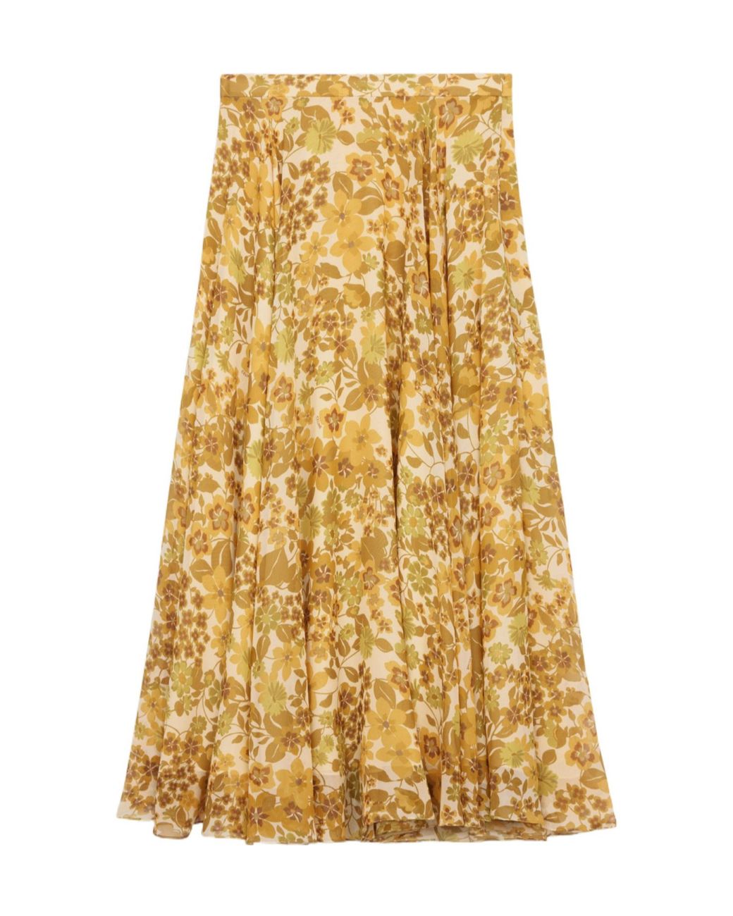 Céline Metallic Midi Skirt