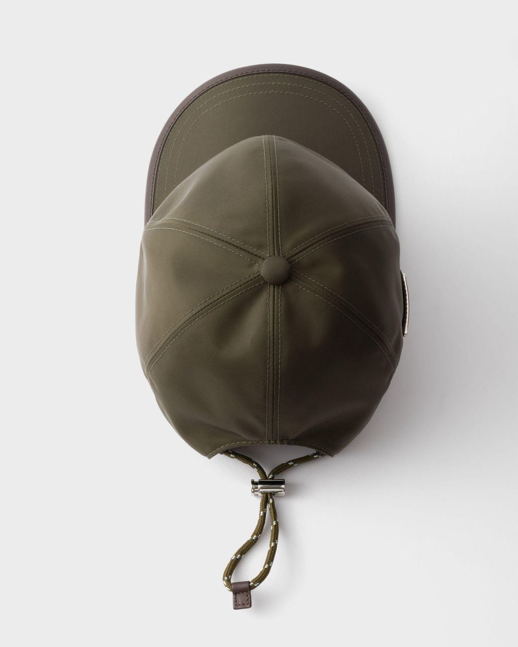 Prada Brown Speedrock Baseball Cap for men