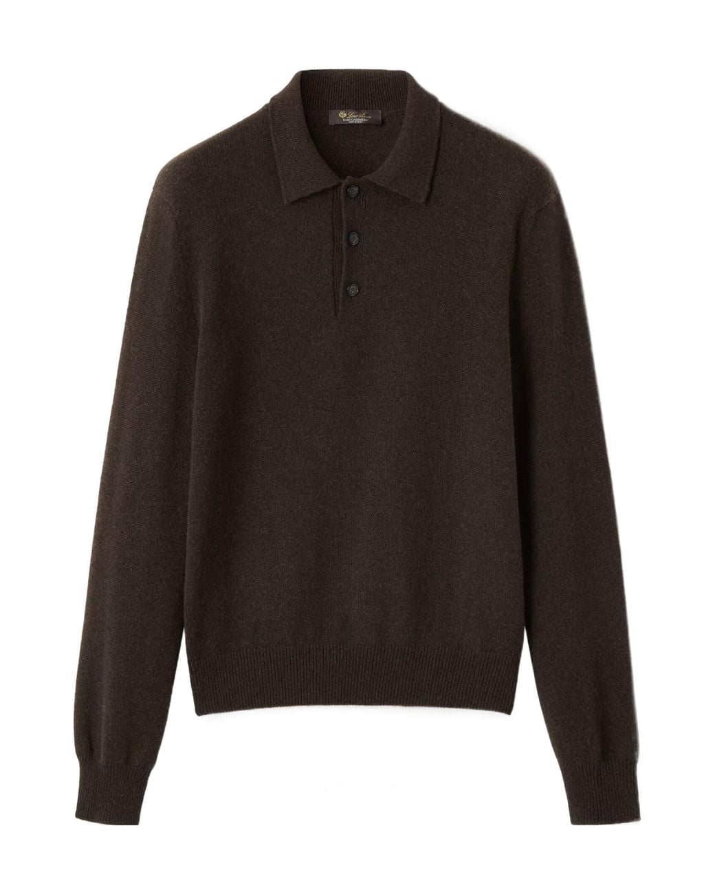 Loro Piana Black Parksville Polo Shirt for men
