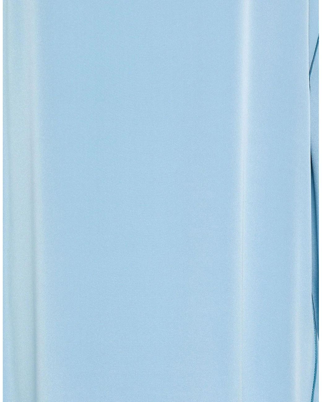 Max Mara Blue Maxi Dress Silk