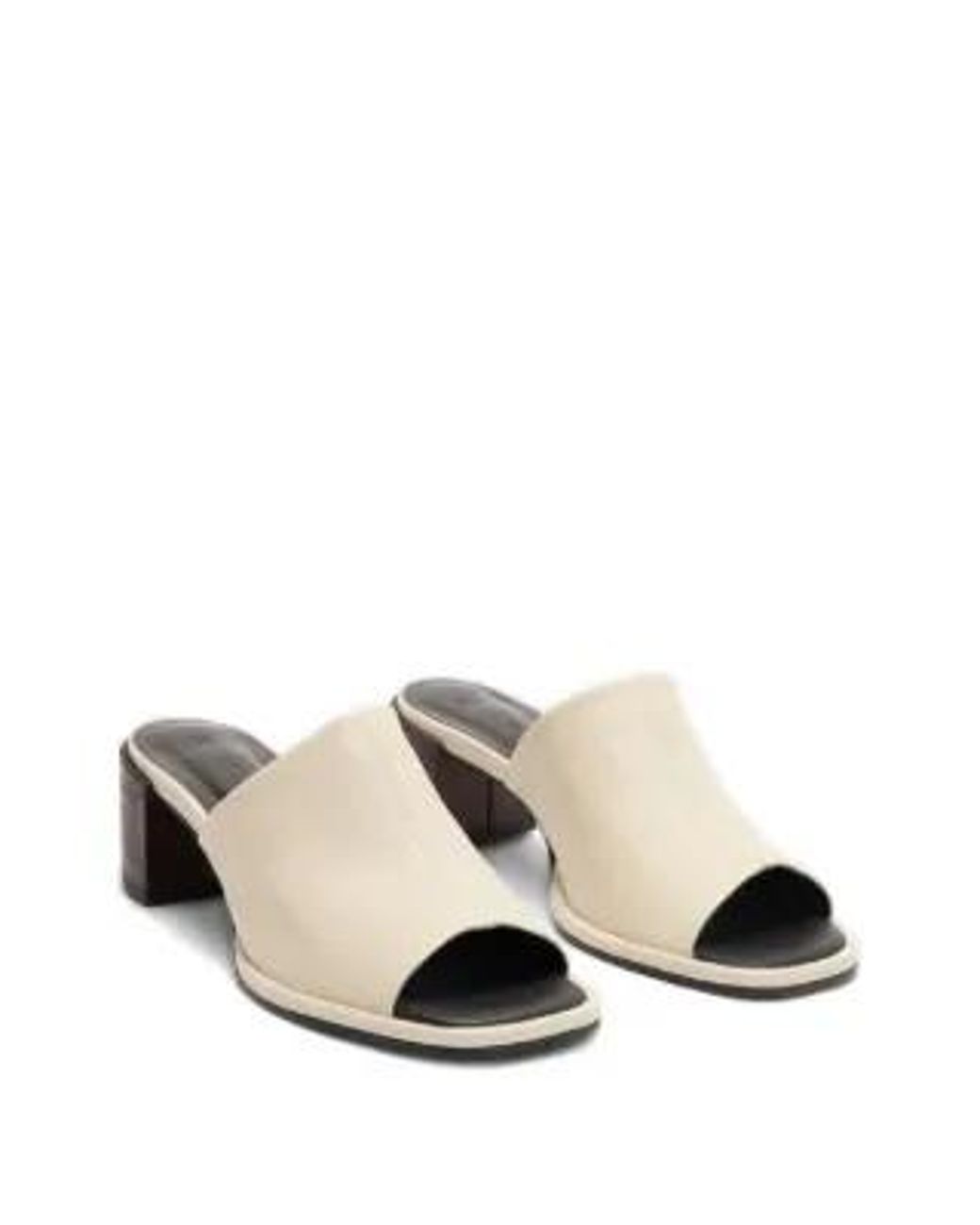 By Far Natural Francisco Square-Toe Mules