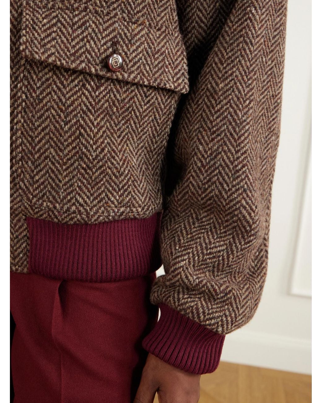 Giuliva Heritage Brown Wool Jacket
