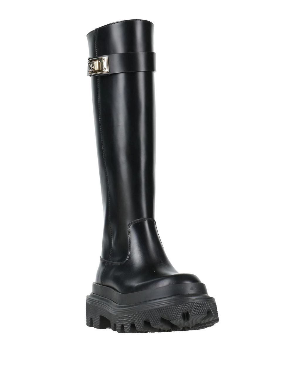 Dolce & Gabbana Black Chunky-Soled Boots