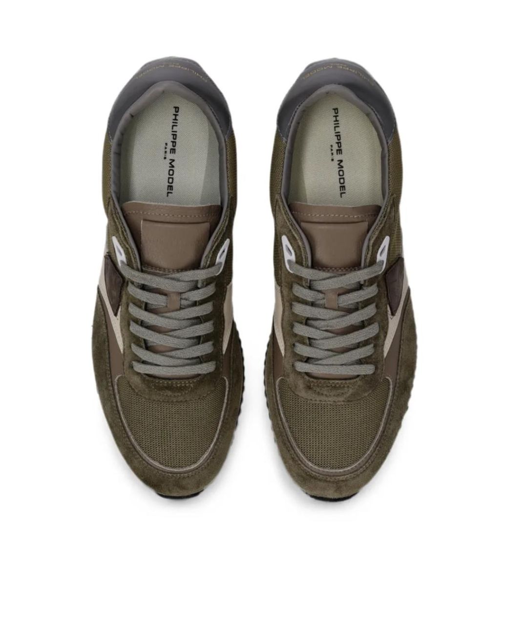 Philippe Model Green Sneakers for men