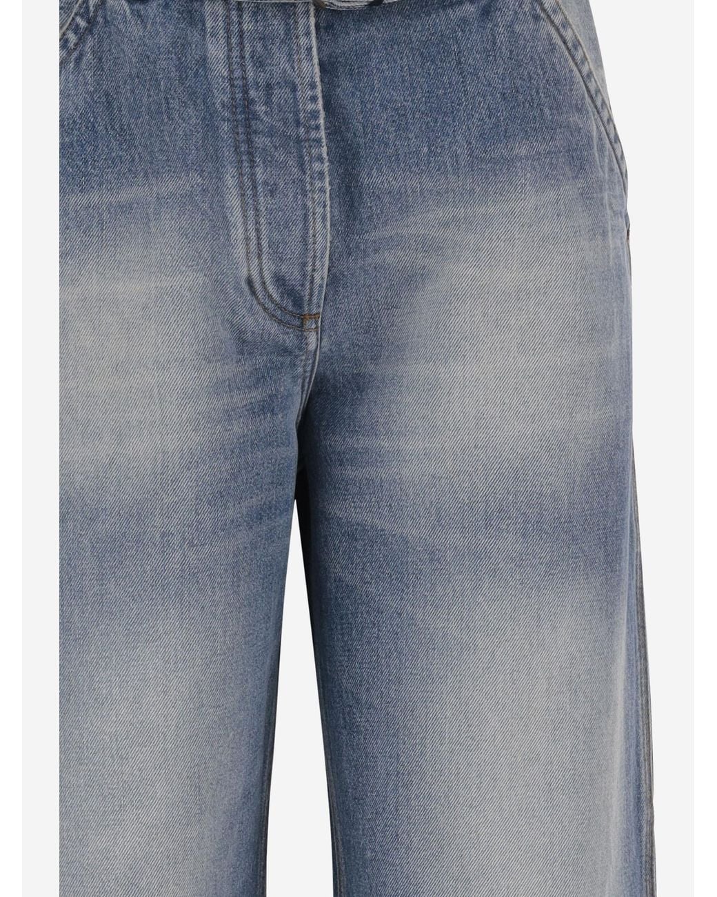 Dries Van Noten Blue Belt-Loop Jeans