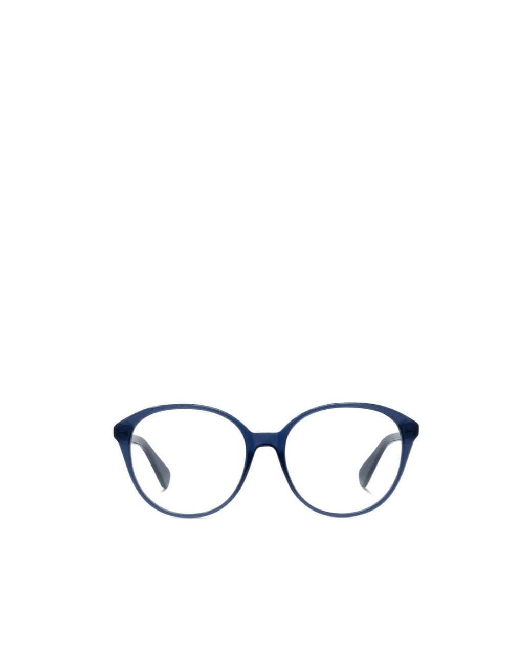 KENZO White Full-Rimmed Plano Lenses