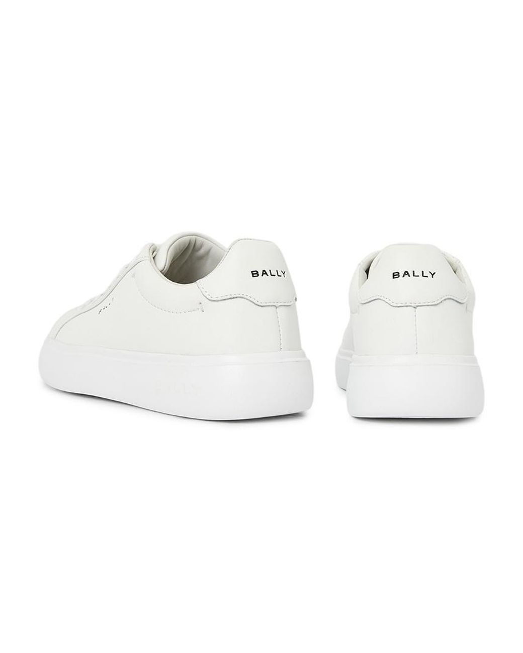 Bally White Lace-Up Sneakers