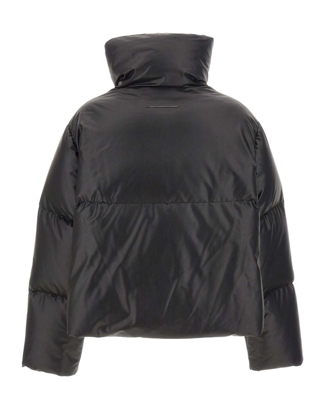 MM6 by Maison Margiela Black Padded Cropped Jacket