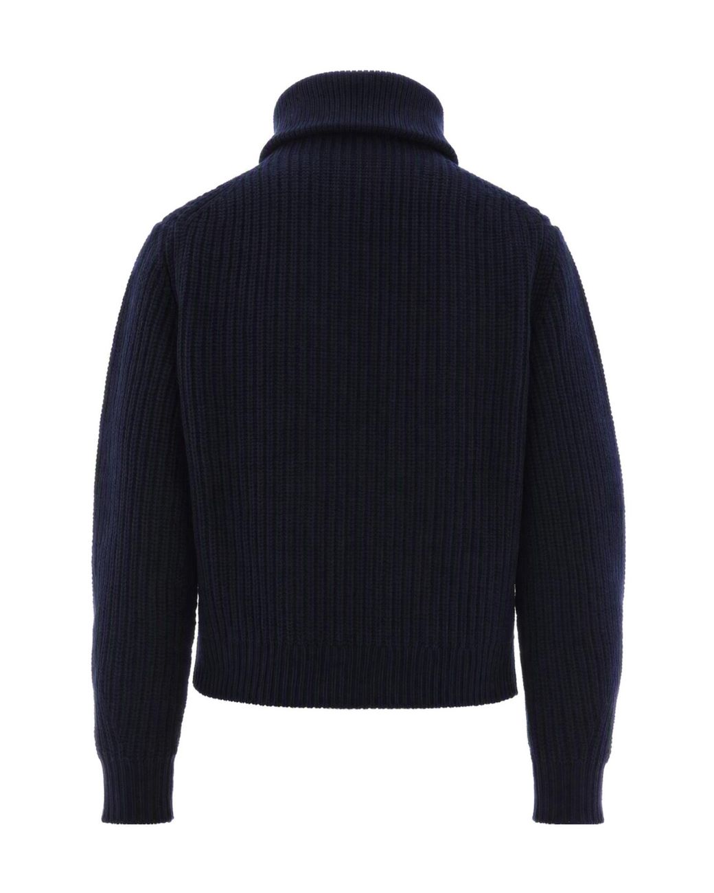 Weekend by Maxmara Blue Wkdlaser Front Zipped Knitted Jumper