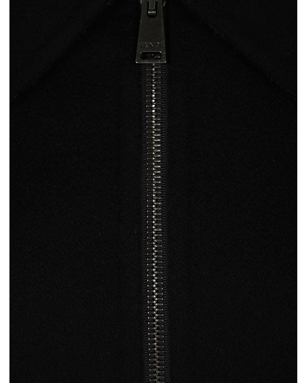 Fendi Black Long Sleeved Zipped Jacket