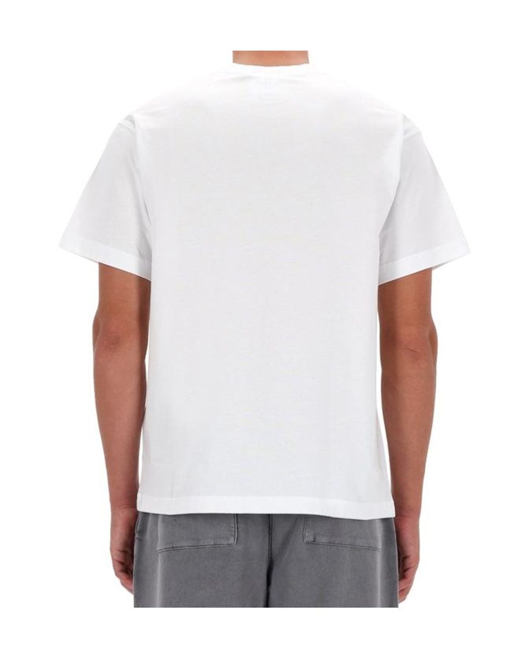 Versace White Jeans Couture Logo Patch T-Shirt for men