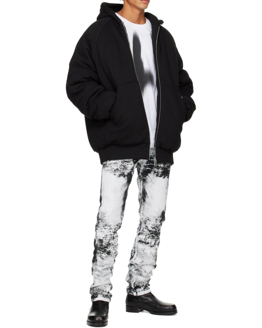 1017 ALYX 9SM Black 1017 9Sm Zip-Up Hooded Jacket for men
