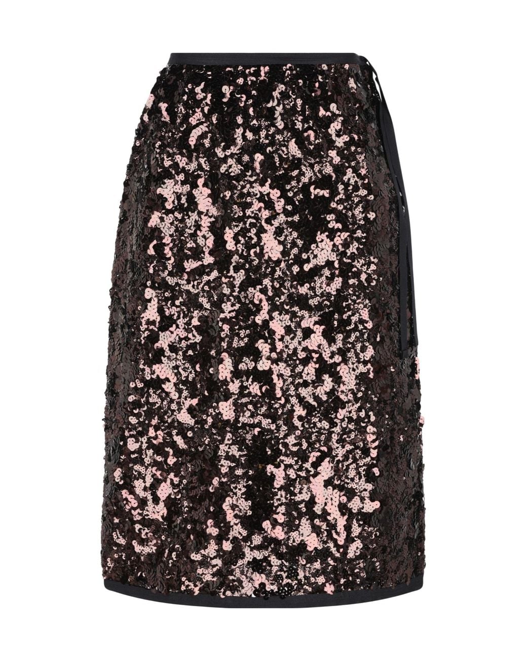 Prada Black Sequined Skirt