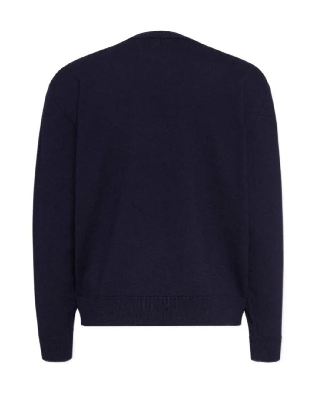 DSquared² Blue Logo-Printed Crewneck Sweatshirt for men