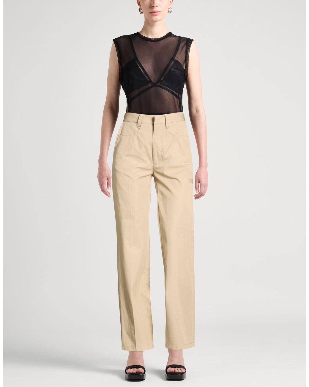 MM6 by Maison Margiela Natural Casual Trouser