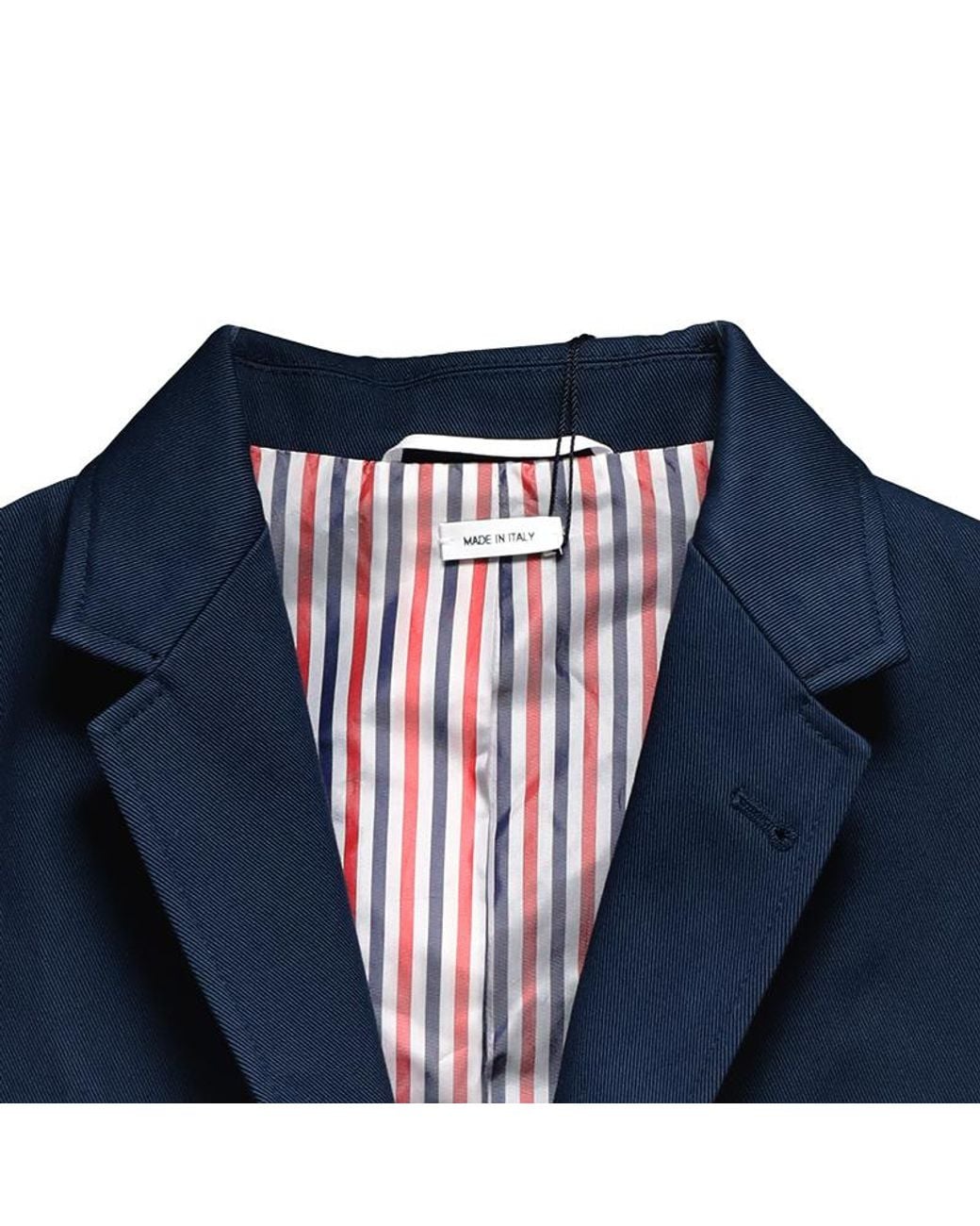 Thom Browne Blue Bar Single-Breasted Blazer for men