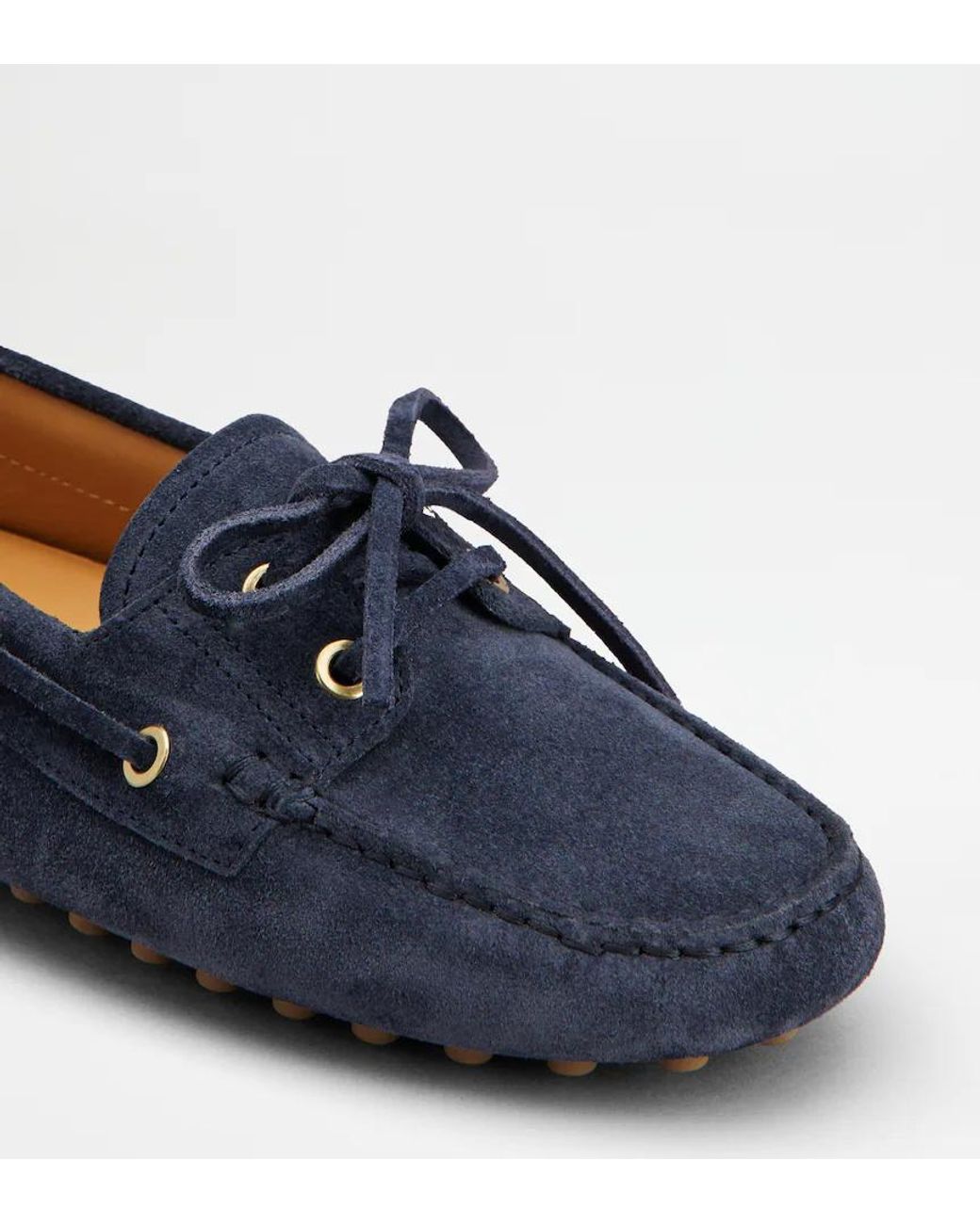 Tod's Blue Gommino Loafers