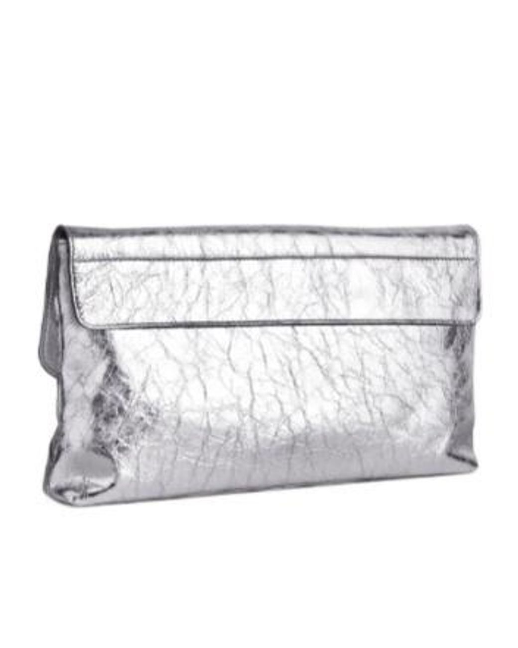 Balenciaga Gray Le City S Clutch Bag