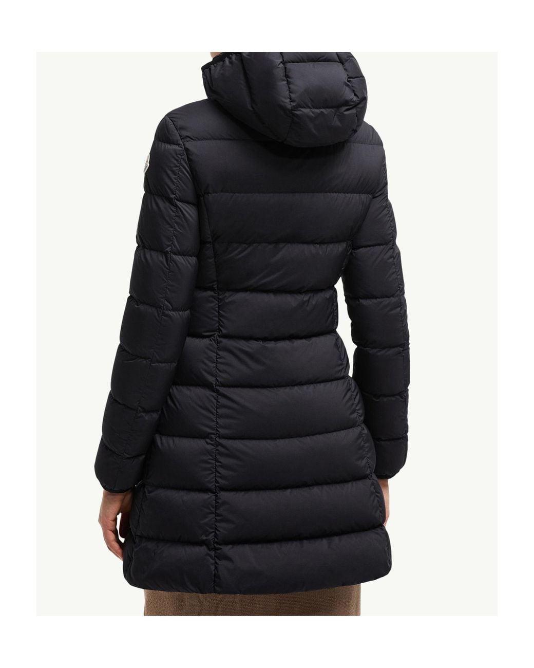 Moncler Black Gie Hooded Padded Coat