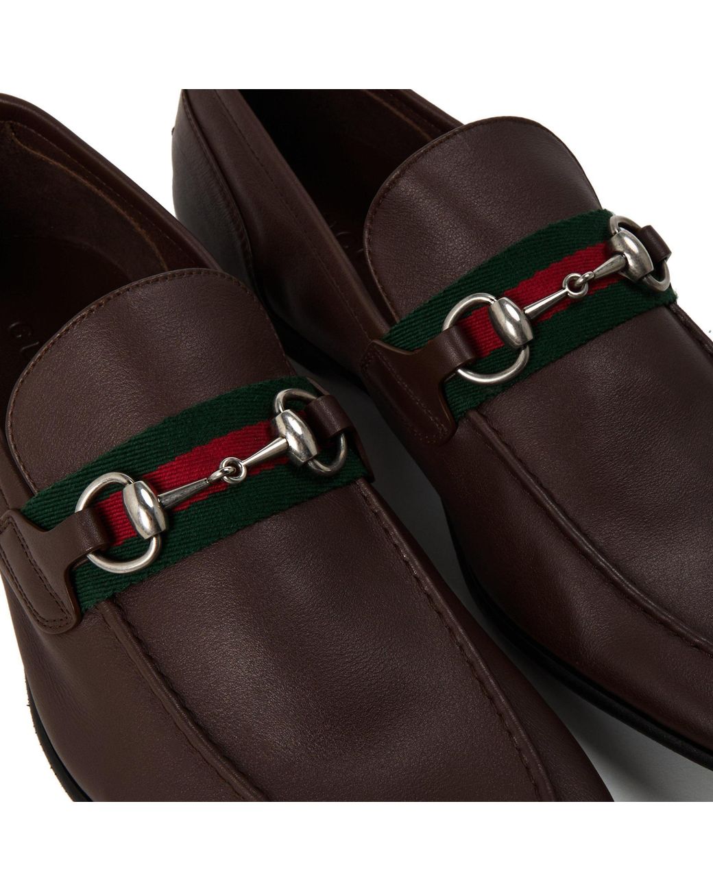 Gucci Brown Simple Loafers for men