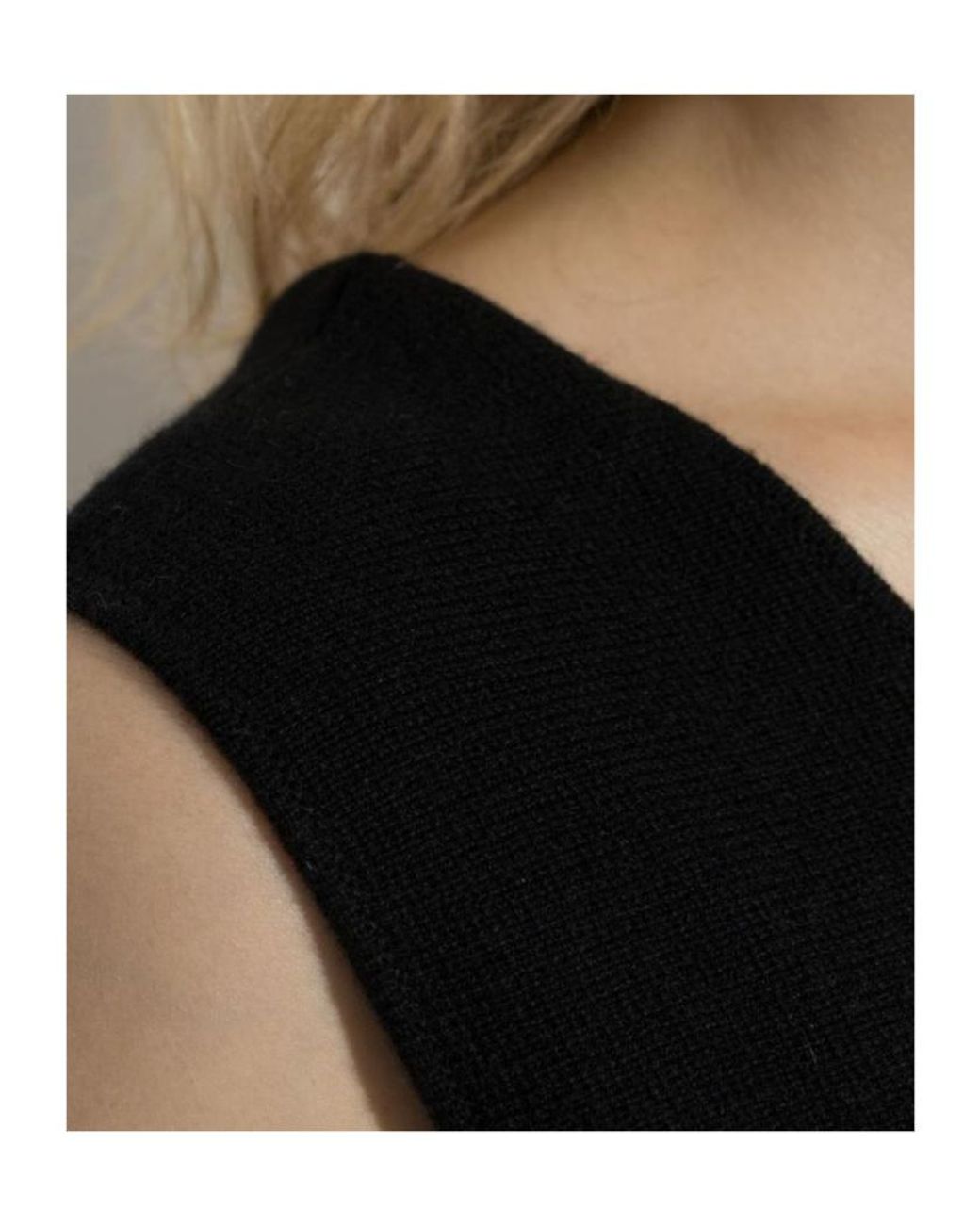 Lisa Yang Black Wrenley V-Neck Sleeveless Mini Dress