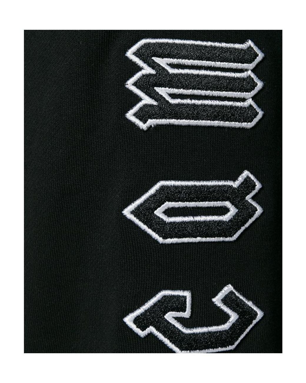 McQ Alexander McQueen Black Logo Print Track Pants for men