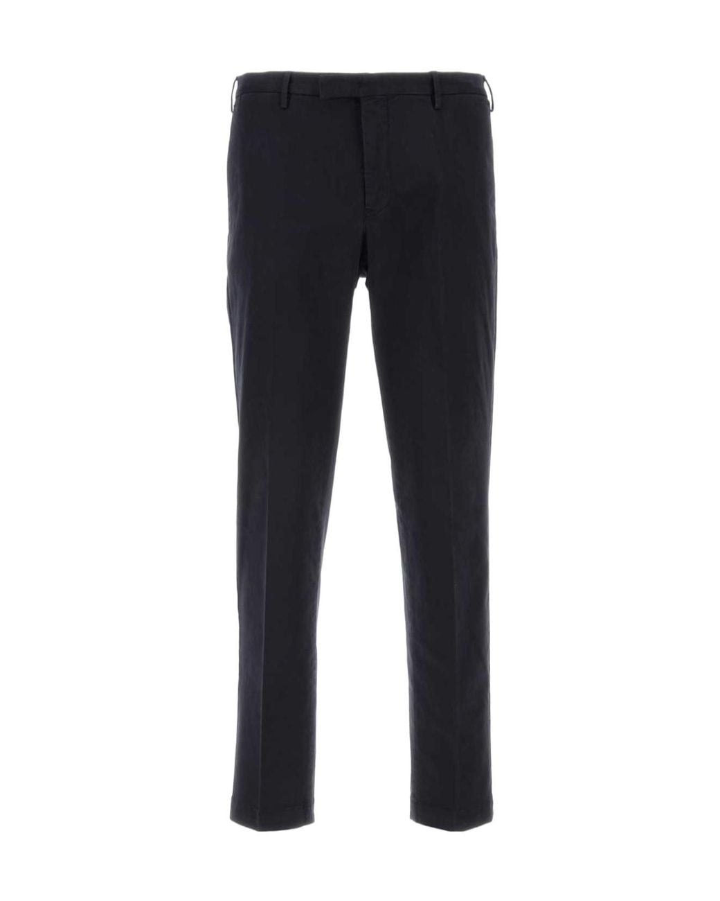 Pt Pantaloni Blue Pt Torino Mid-Rise Slim Cut Trousers for men