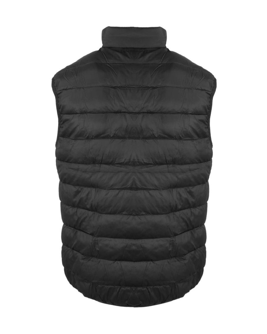 Barbour Black Padded Logo Gilet for men