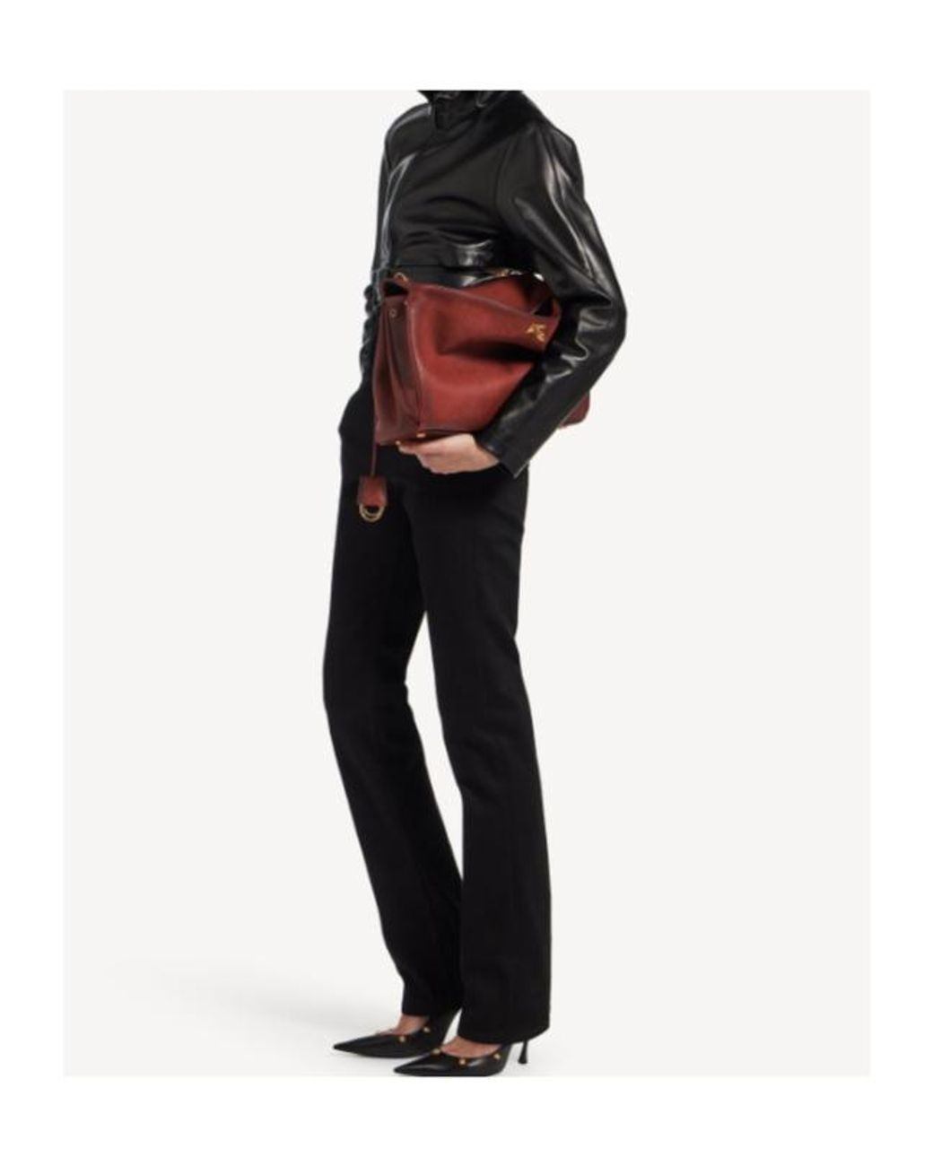 Balenciaga Red Rodeo Handbag Medium