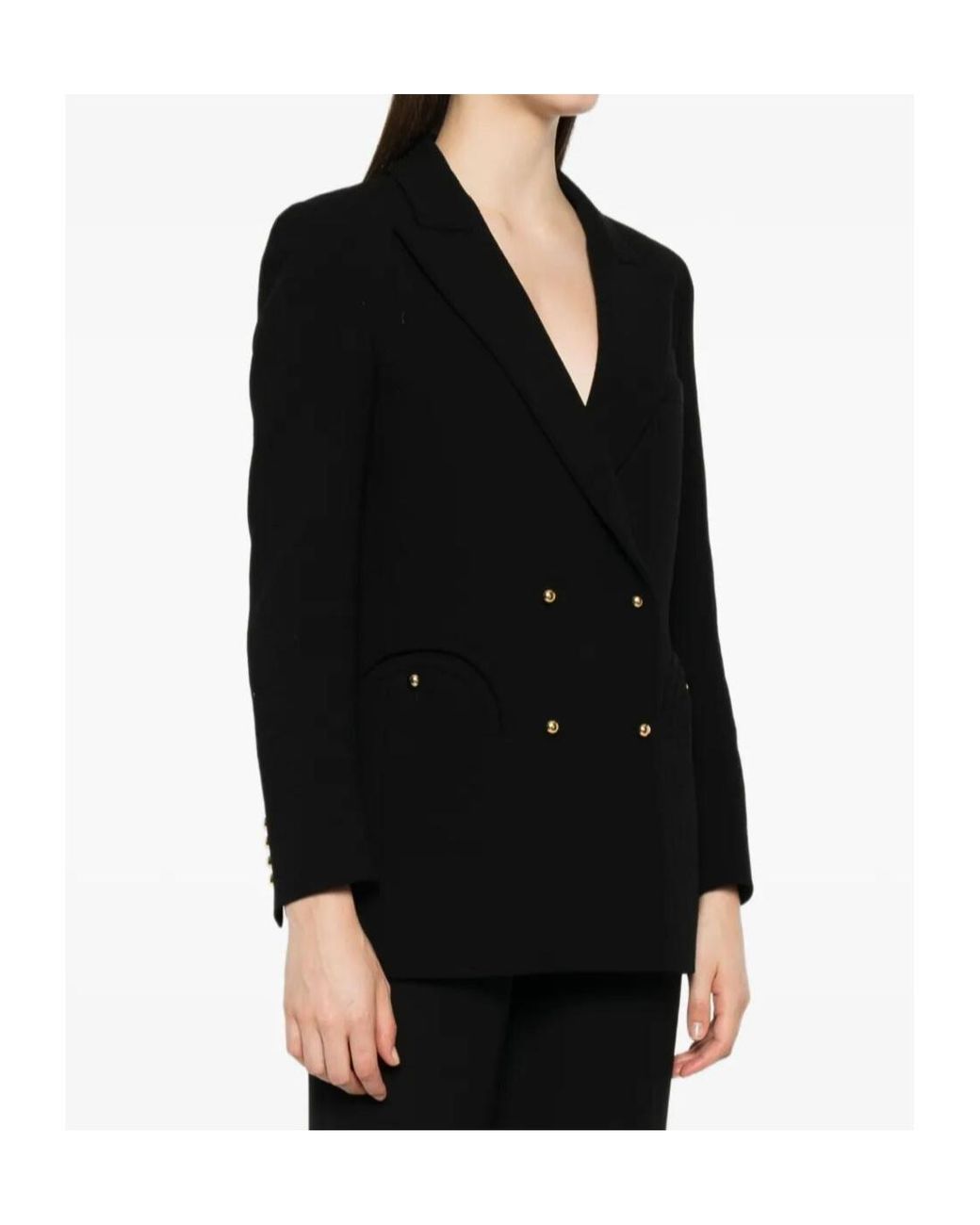 Blazé Milano Black Blazé Milano Reesse Double-Breasted Jacket