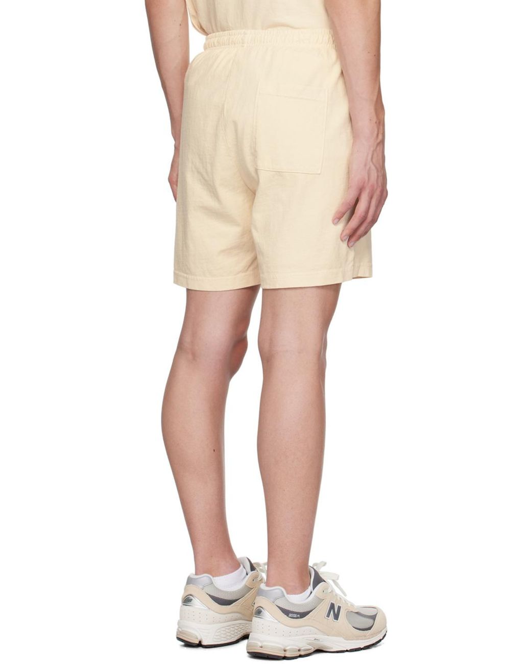 Sporty & Rich Natural Elastic Waist Shorts