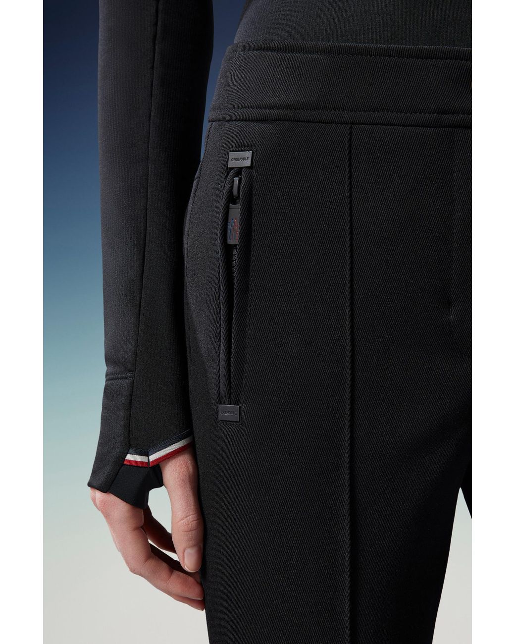 Moncler Black Twill Trousers