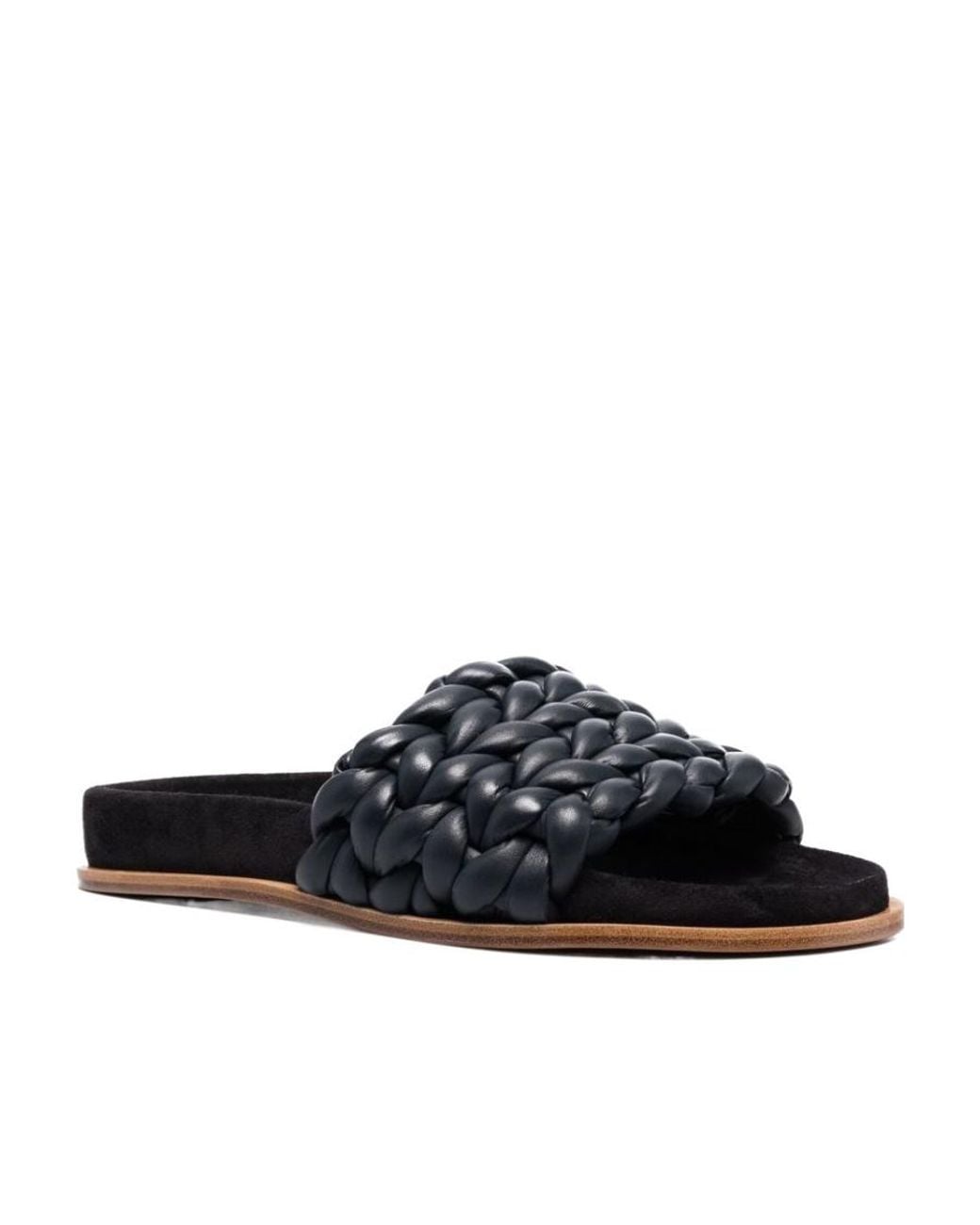 Chloé Multicolor Logo Slide Sandals