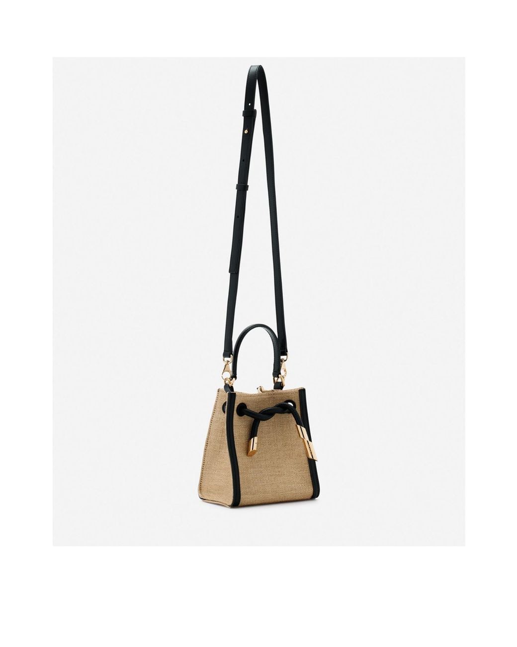 Lanvin Natural Drawstring Shoulder Bag