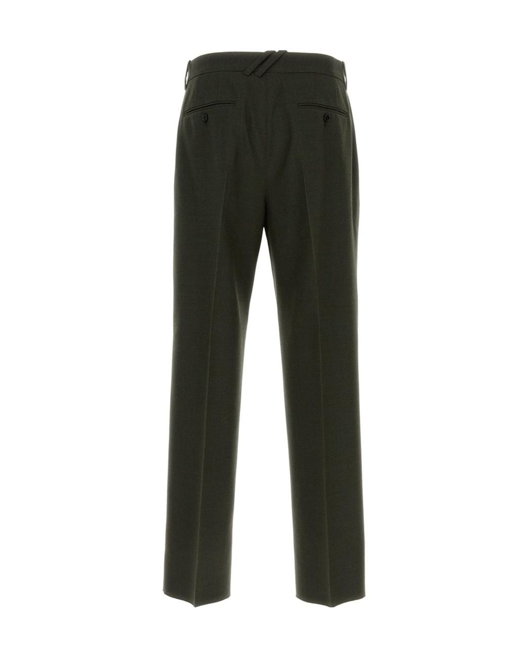 Burberry Gray Straight-Leg Tailored Trousers for men