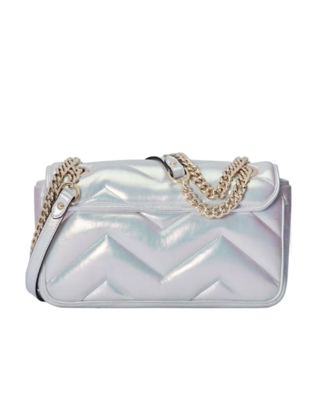 Gucci Gray Gg Marmont Small Shoulder Bag