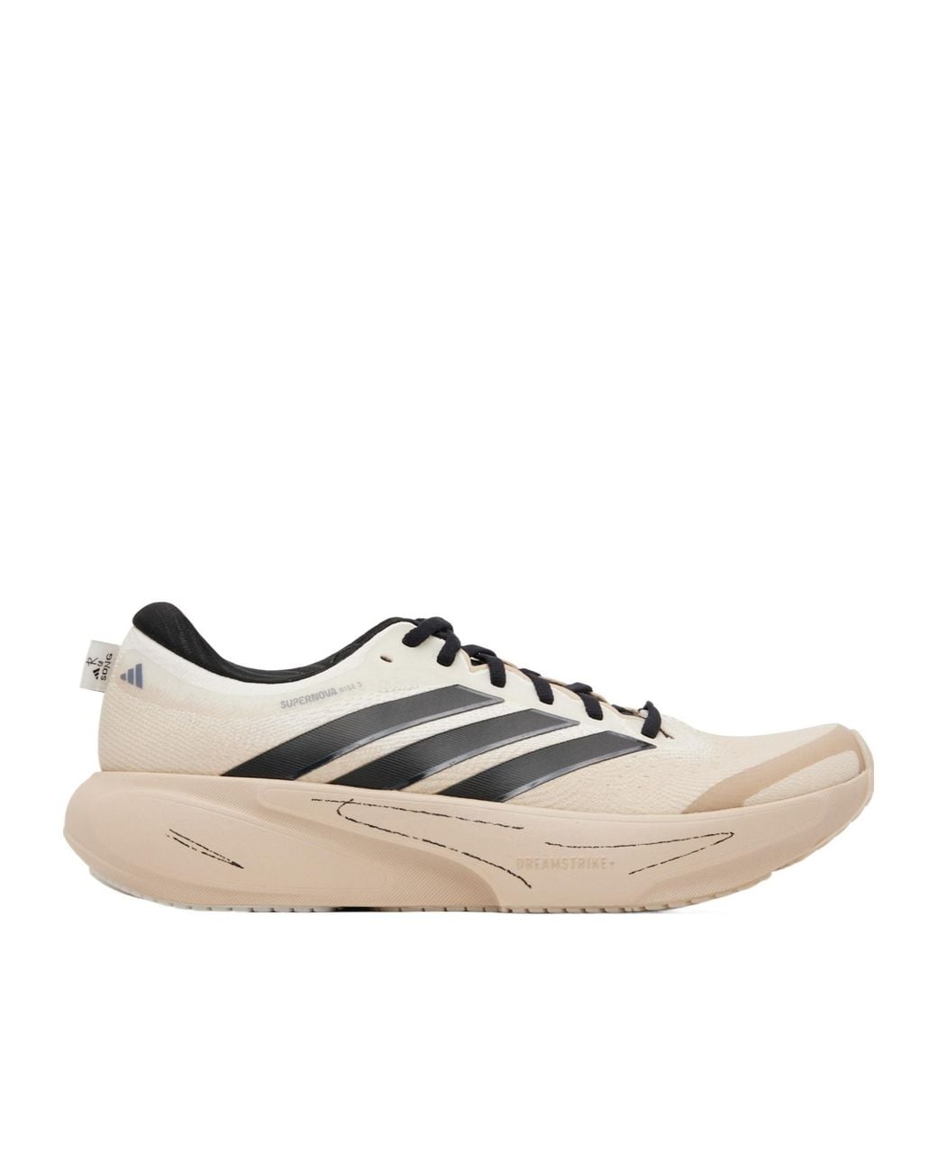 Song For The Mute White X Adidas Originals Collaboration Adirun01 Supernova Rise 3 Sneakers for men
