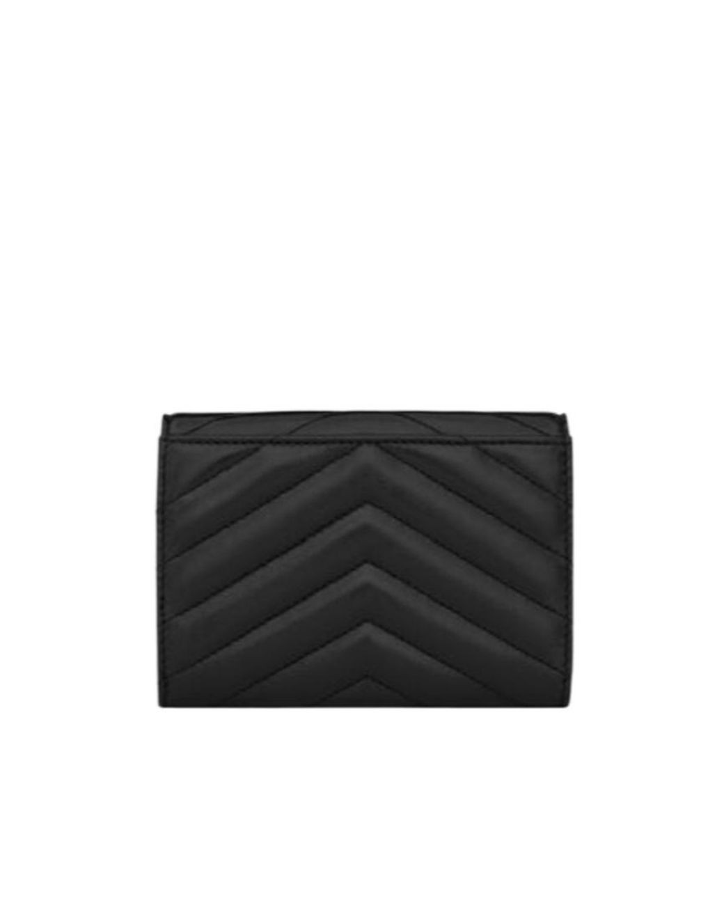 Saint Laurent Green Cassandre Matelassé Small Envelope Wallet