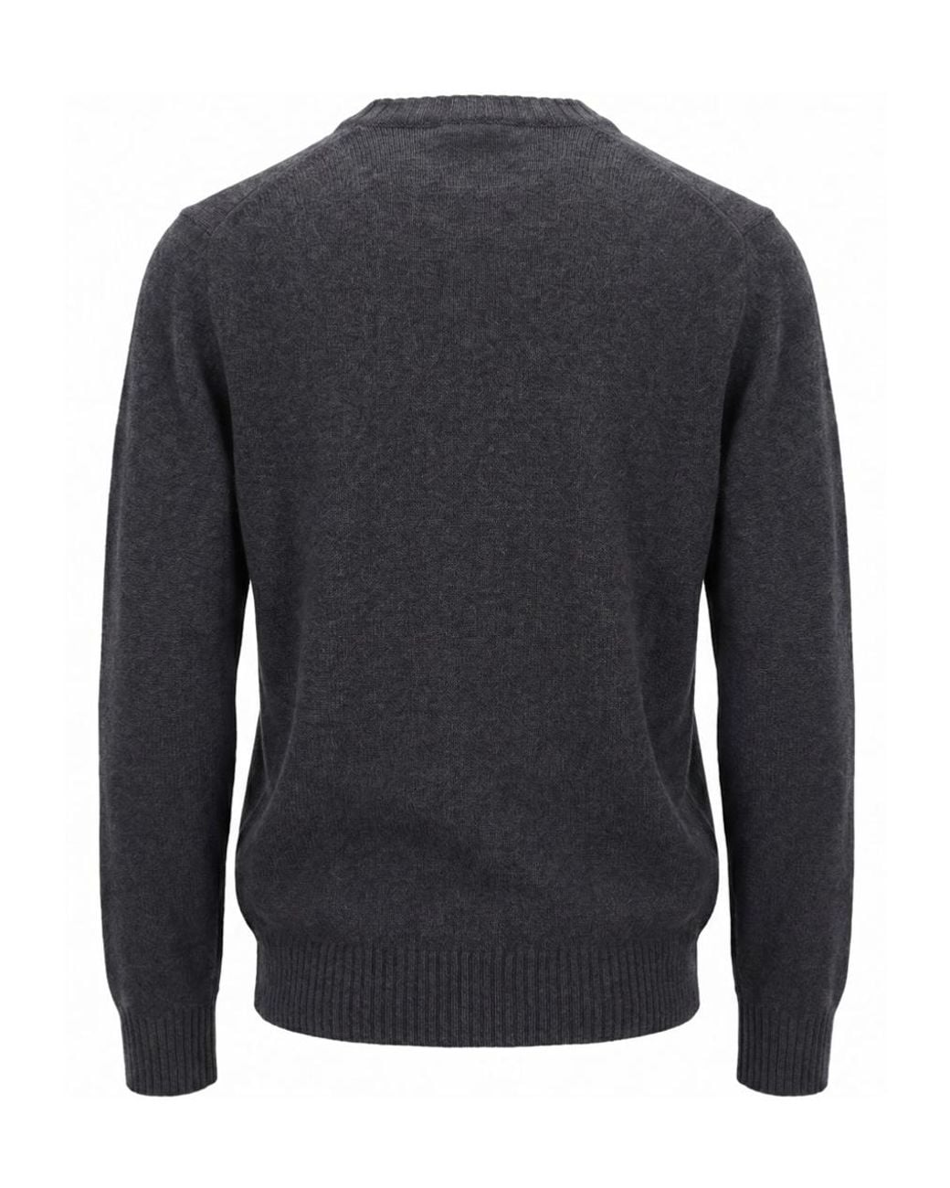 Malo Blue Crew-Neck Raglan-Sleeve Sweater for men