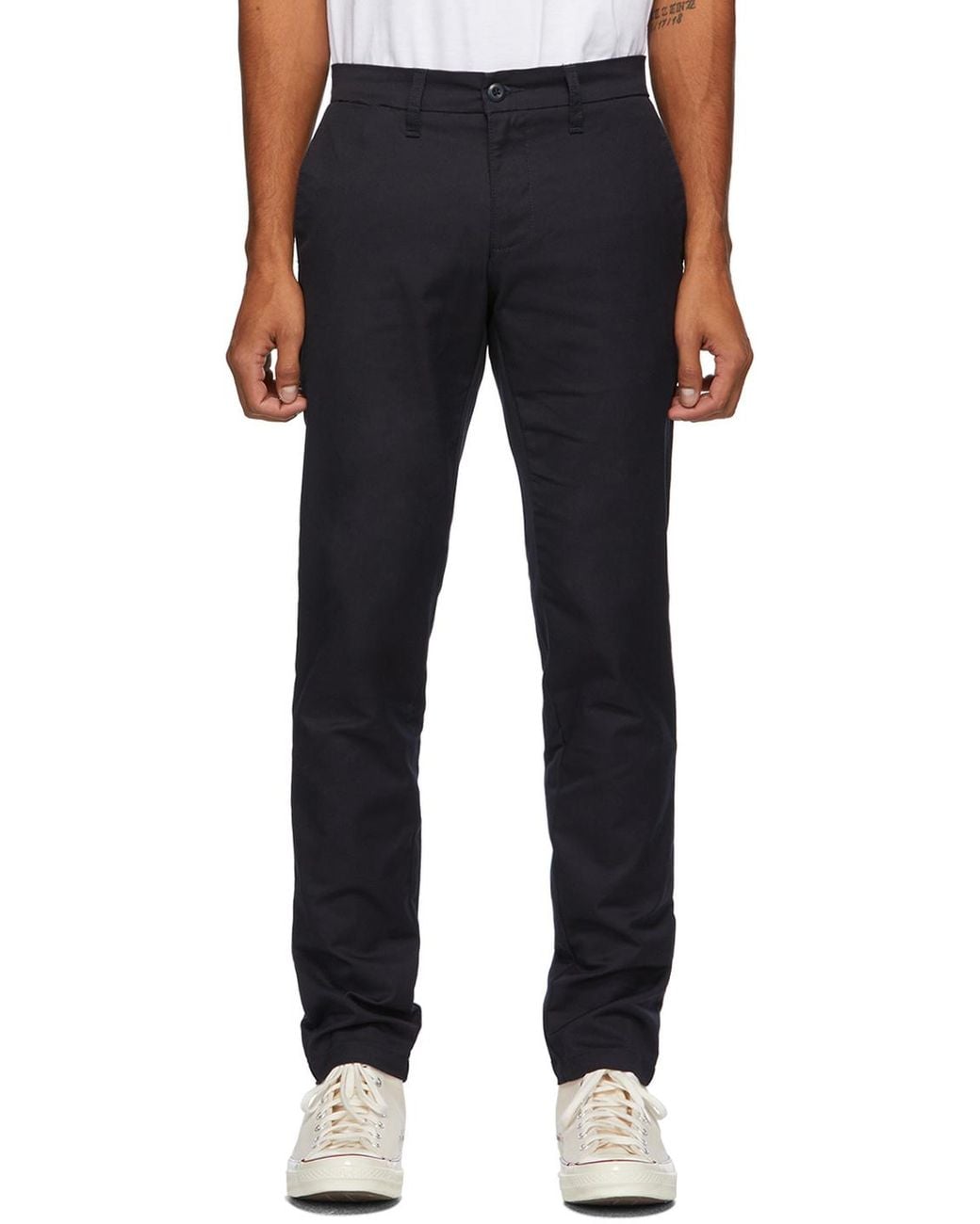 Carhartt Black Straight-Leg Trousers for men