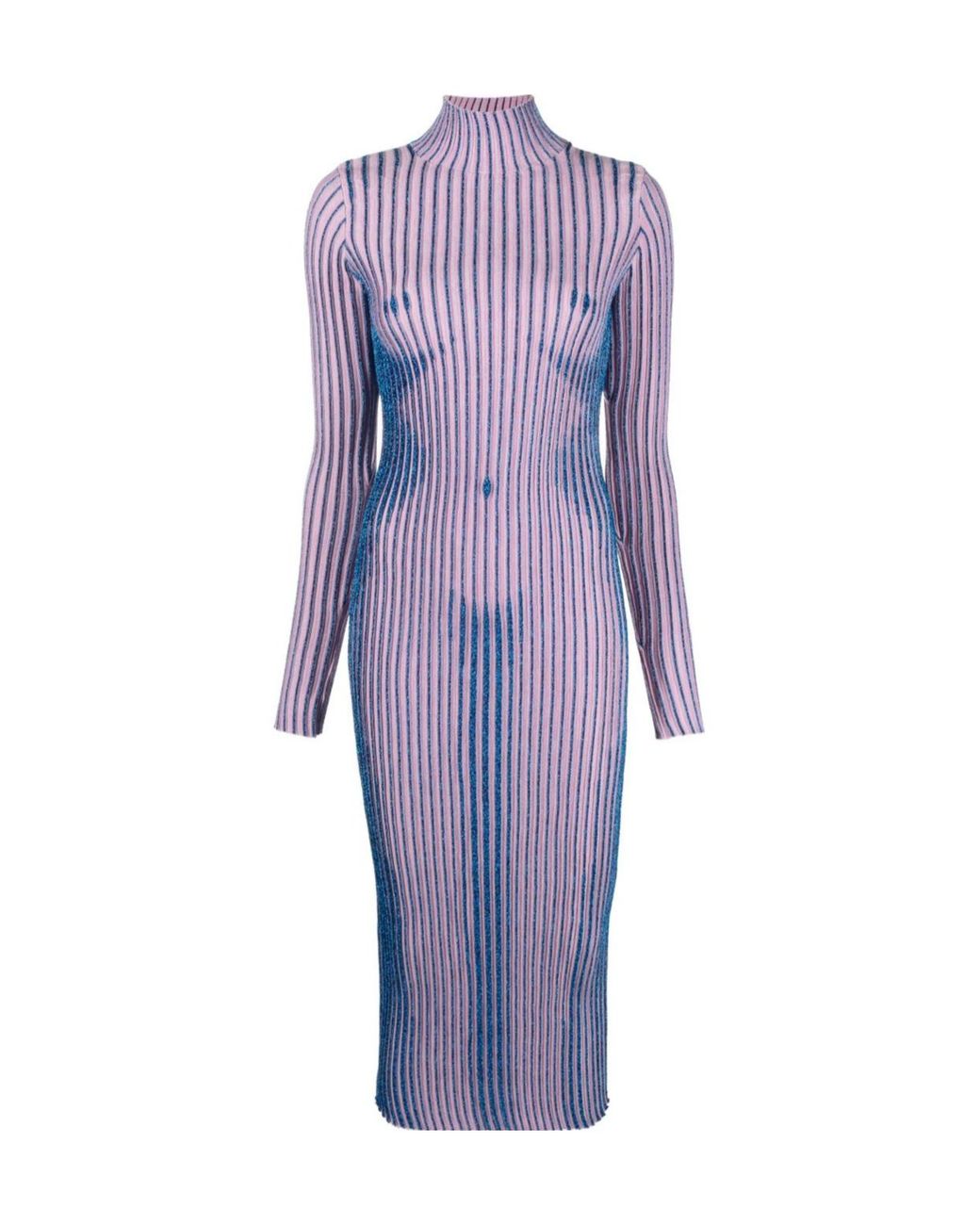 Jean Paul Gaultier Purple Print Dress