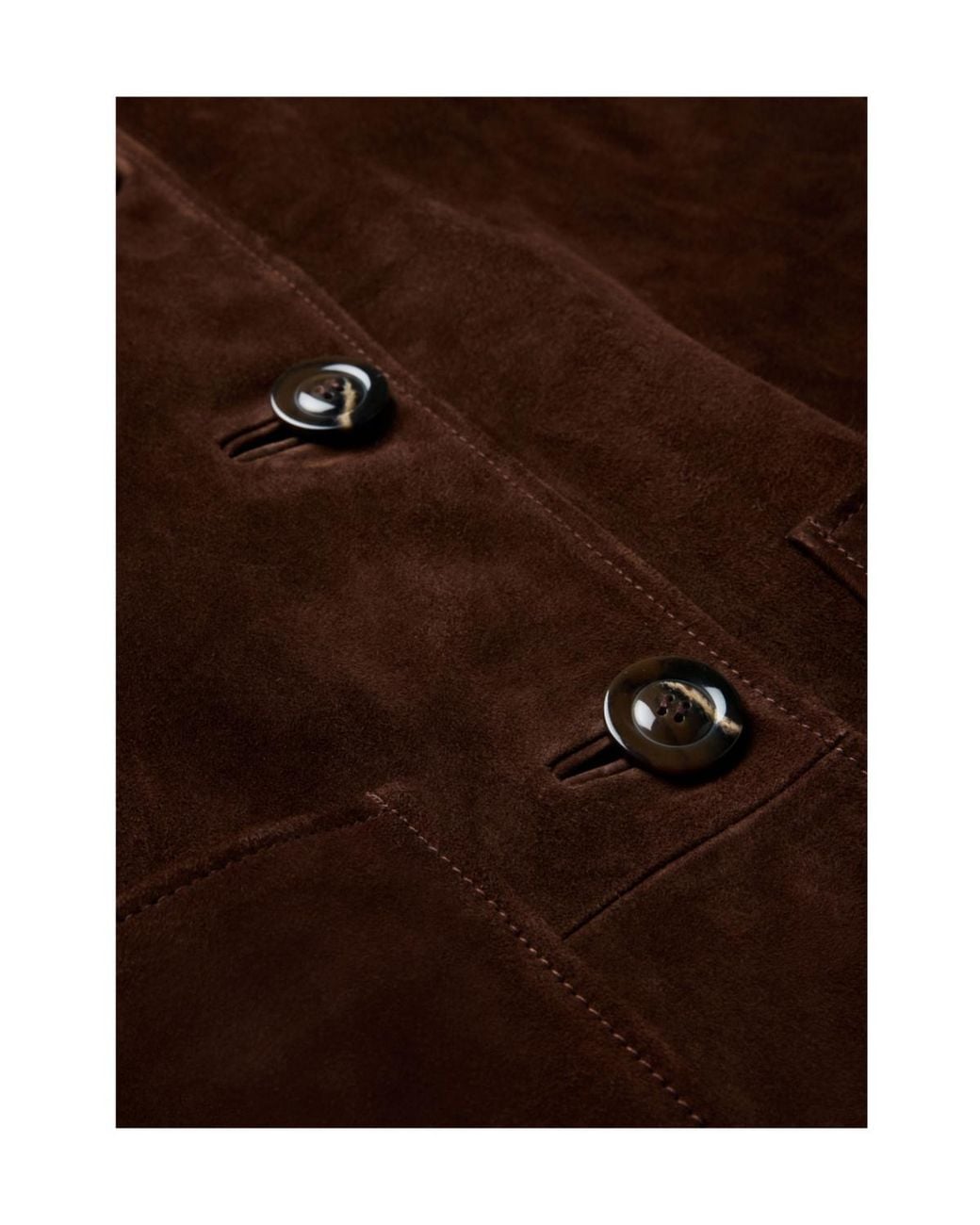 Soeur Brown Solid Color Leather Jacket