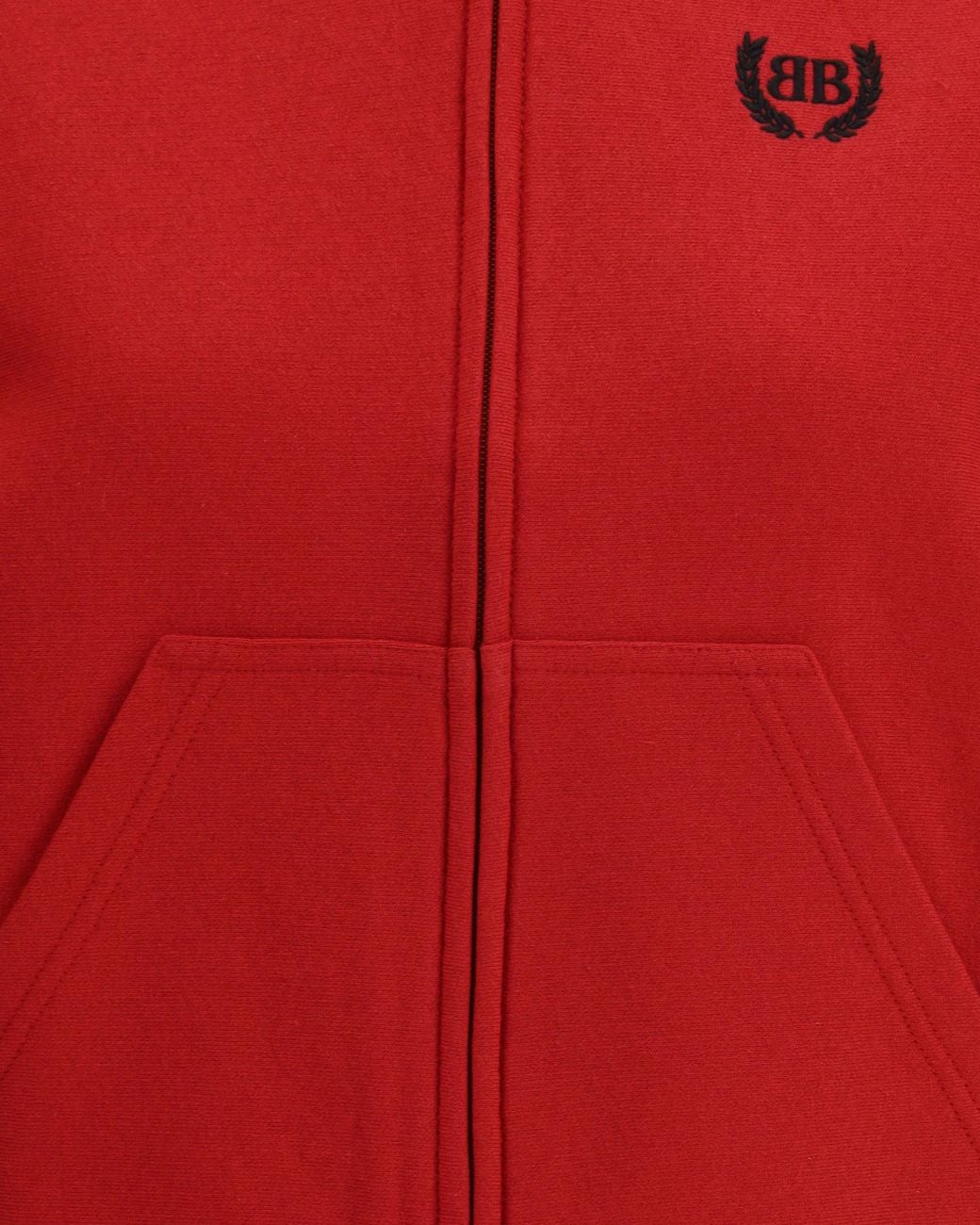 Balenciaga Cotton Embroidered Zip-Up Hoodie