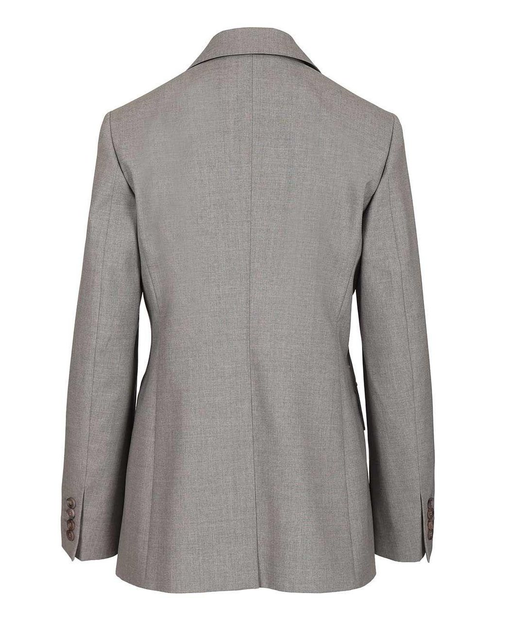 Max Mara Gray Circense Single-Breasted Blazer