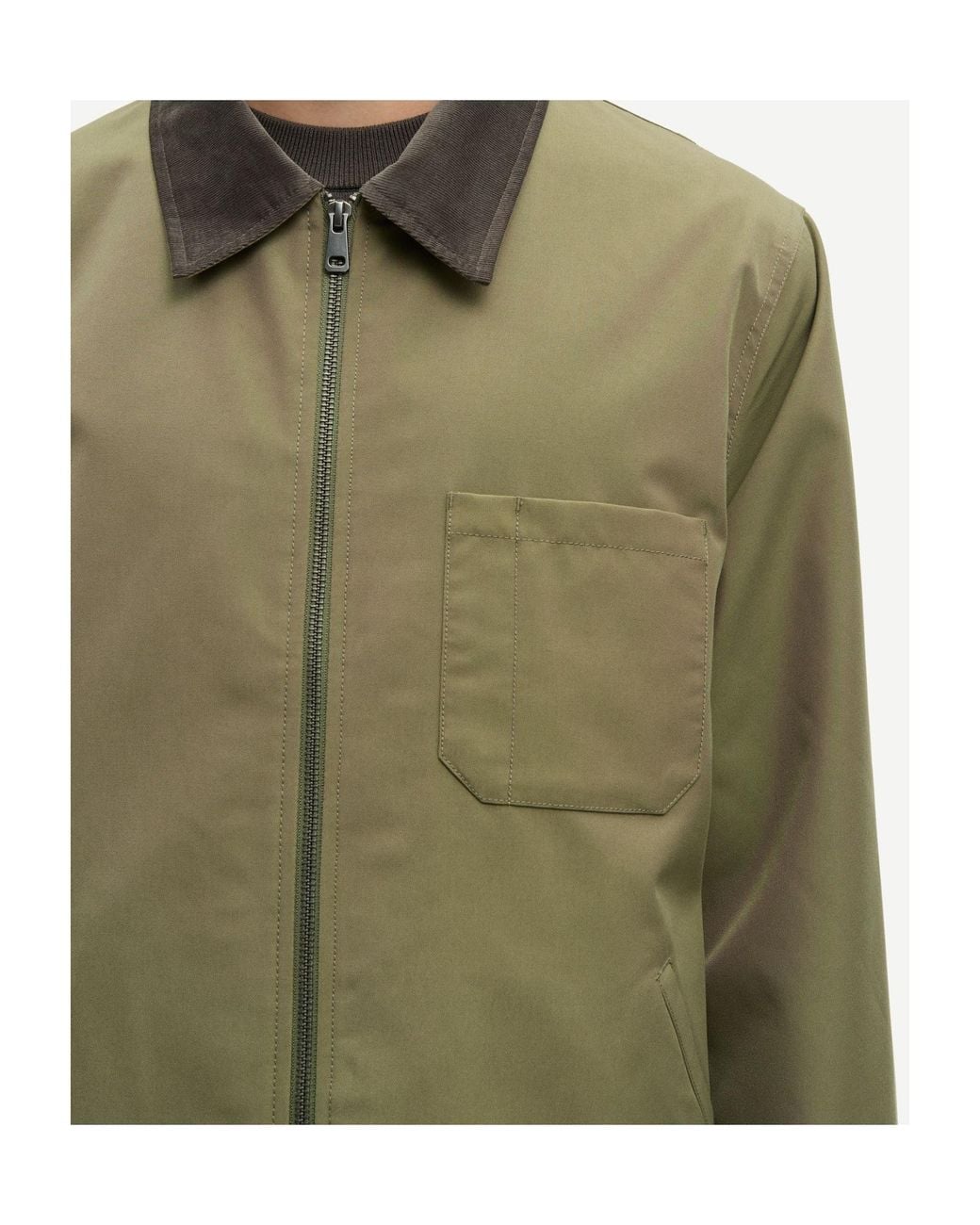 Samsøe & Samsøe Green Samsøe Samsøe Sarobin Zip Jacket for men