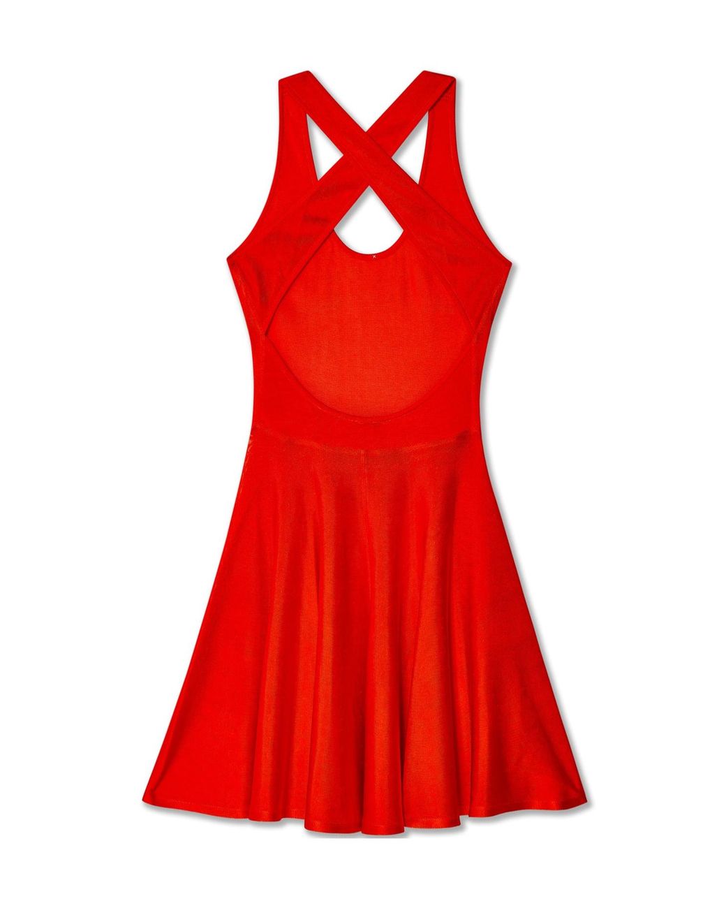 Alaïa Criss-Cross Flared Minidress