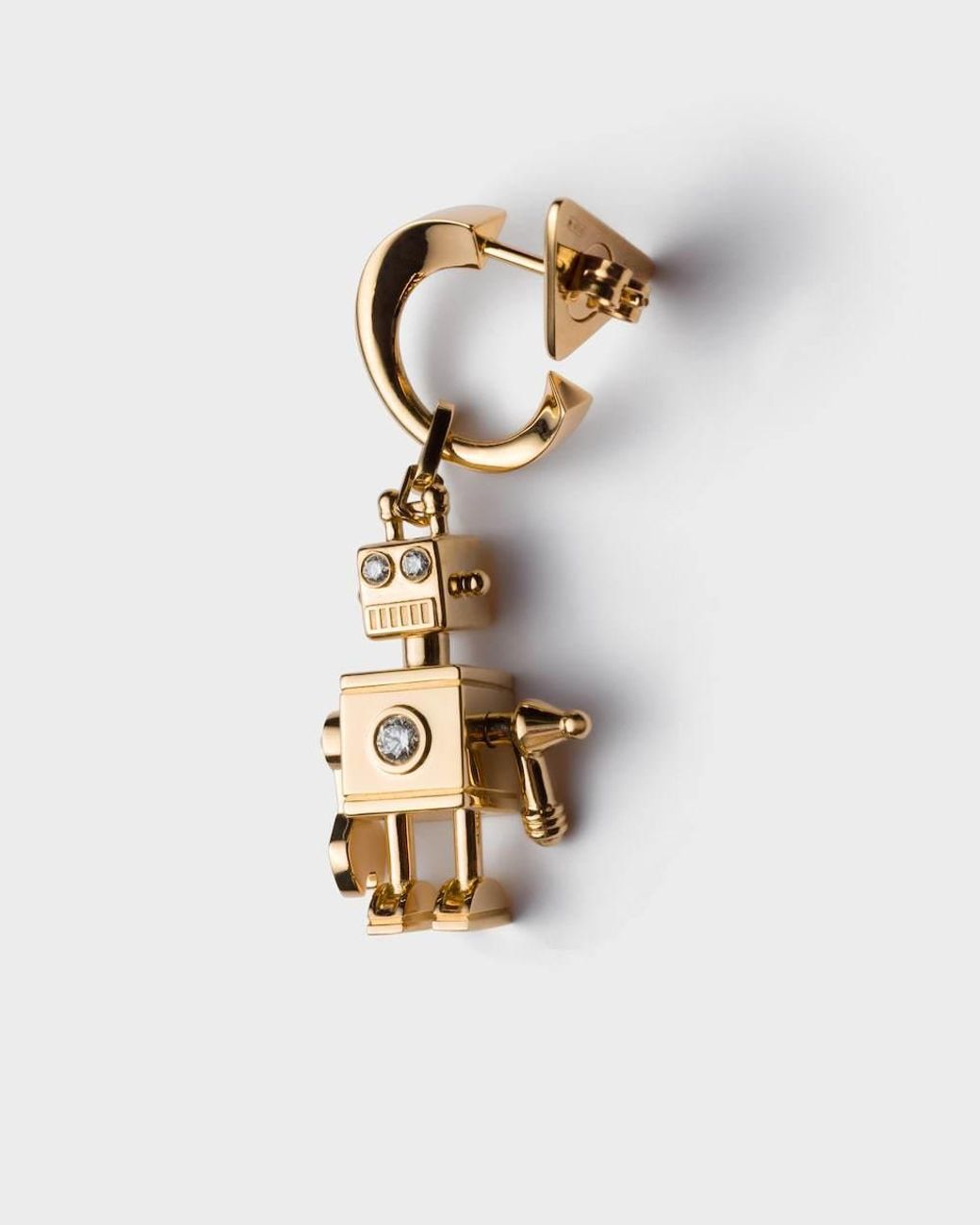 Prada White Eternal Pop Charms Earrings