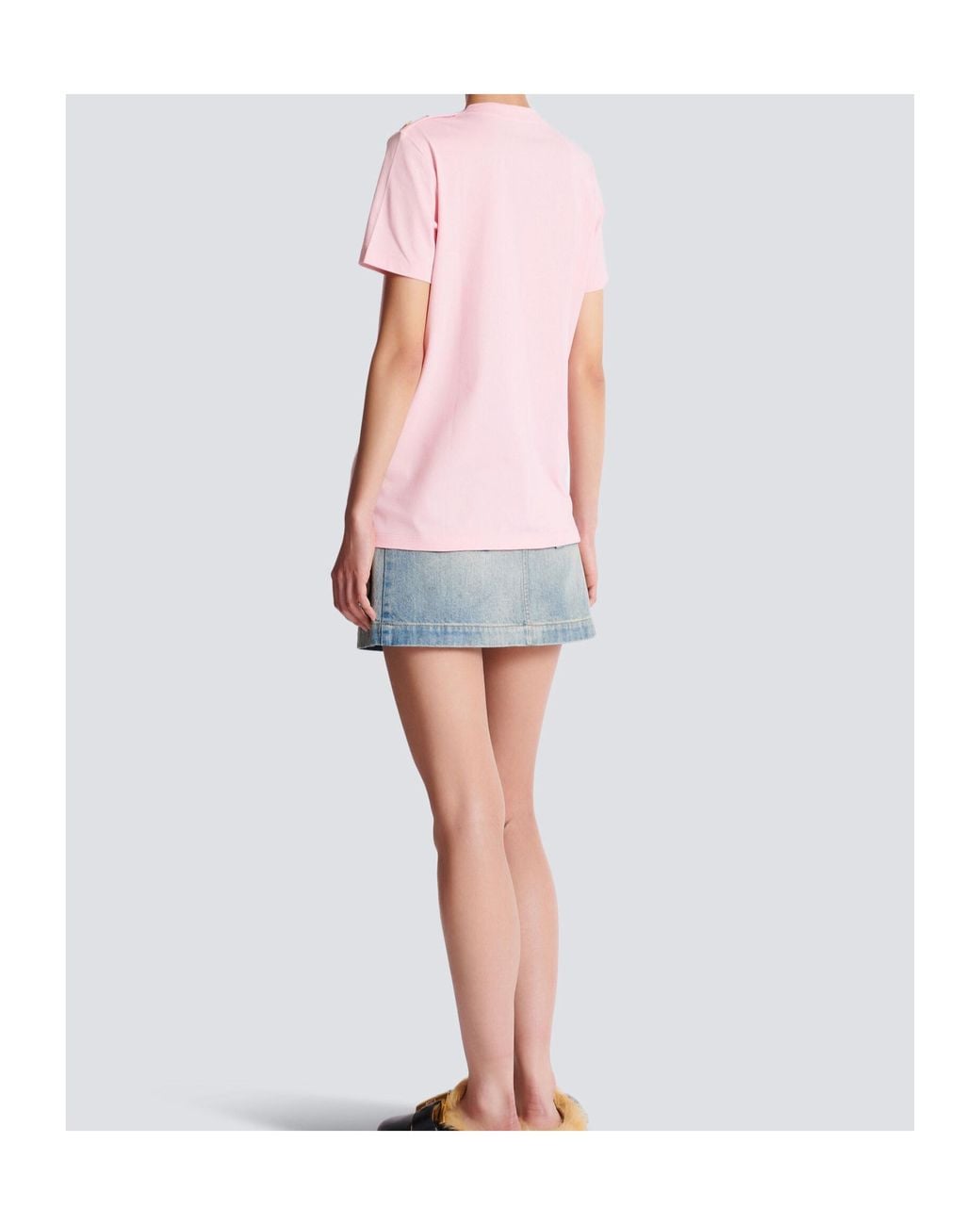 Balmain Pink T-Shirts