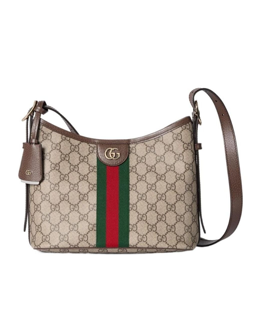 Gucci Gray Ophidia Small Shoulder Bag