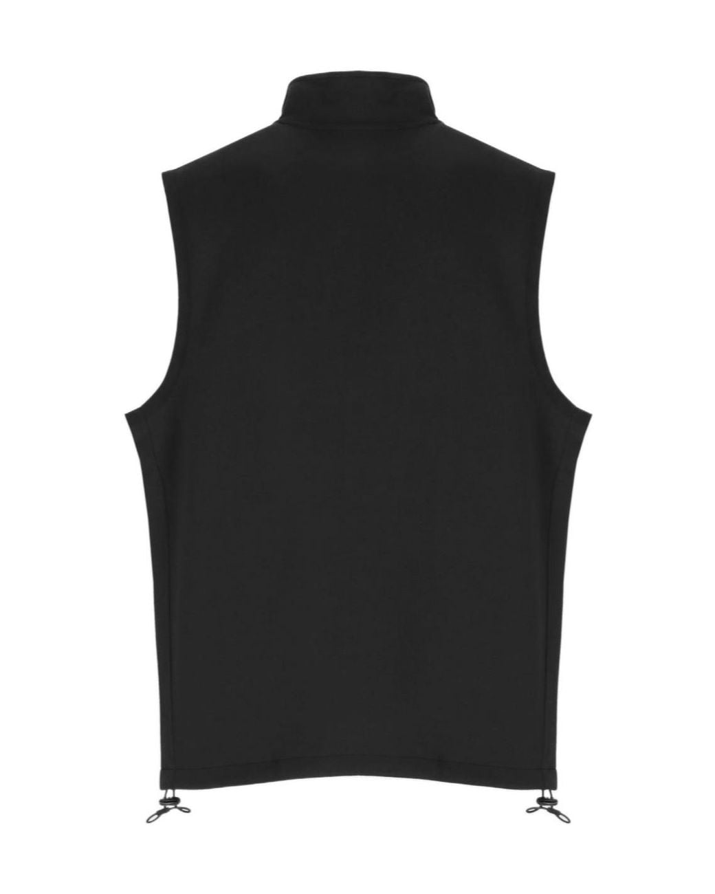 Ralph Lauren Black Zip-Front Sleeveless Jacket for men
